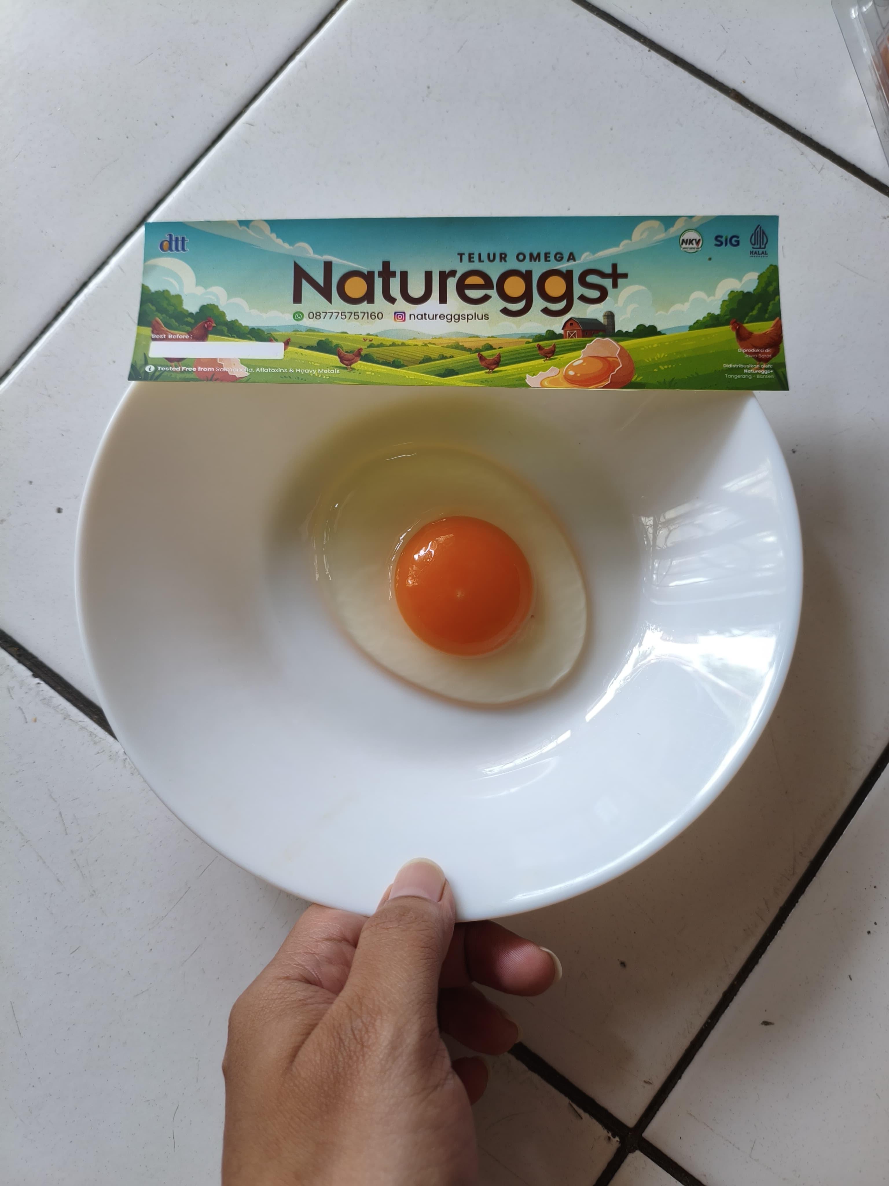 Natureggs+ - Kuning telur omega pekat